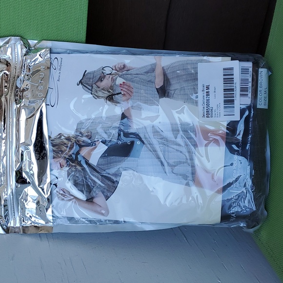 Detective Costume Cosplay Halloween Dress Up BNWT - Picture 4 of 5